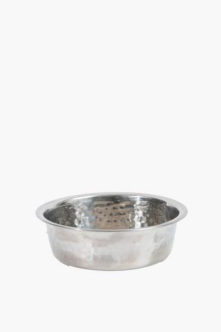 Dimple Stainless Steel Pet Bowl