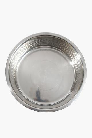 Dimple Stainless Steel Pet Bowl