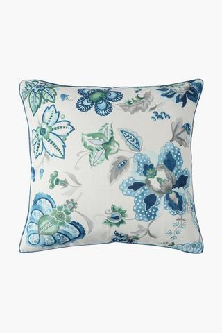 Extra Premium Fray Floral Scatter Cover Only, 60x60cm