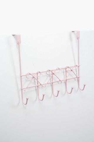 Powder Coated Over The Door Bow 5 Hook
