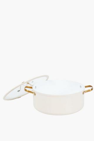 Aures Forged Casserole Pot With Lid, 28cm