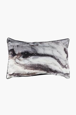 Velvet Marble Scatter Cushion, 60x90cm