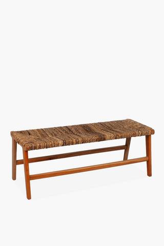 Banana Weave Bench