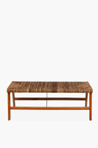 Banana Weave Bench