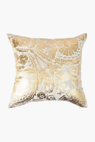 Printed Celebrate Scatter Cushion, 50x50cm