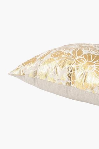 Printed Celebrate Scatter Cushion, 50x50cm