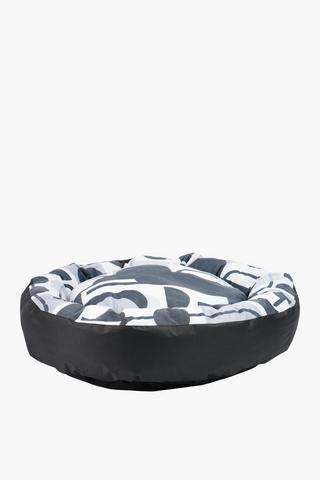 Abstract Deep Round Pet Bed