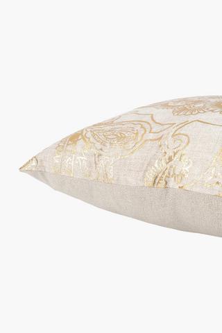 Printed Foil Celebrate Scatter Cushion, 50x50cm