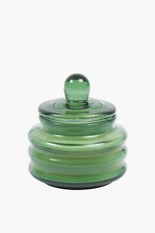 Meru Ripple Glass Candle, 80g