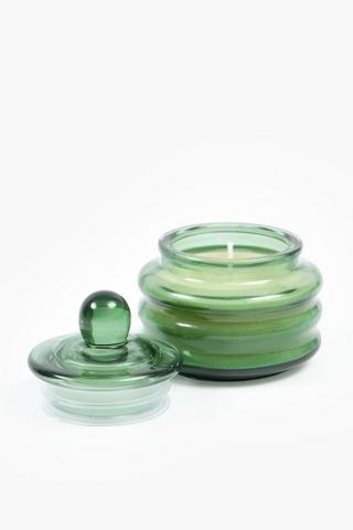 Meru Ripple Glass Candle, 80g
