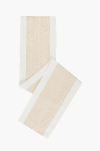 Ribbed Lurex Table Runner
