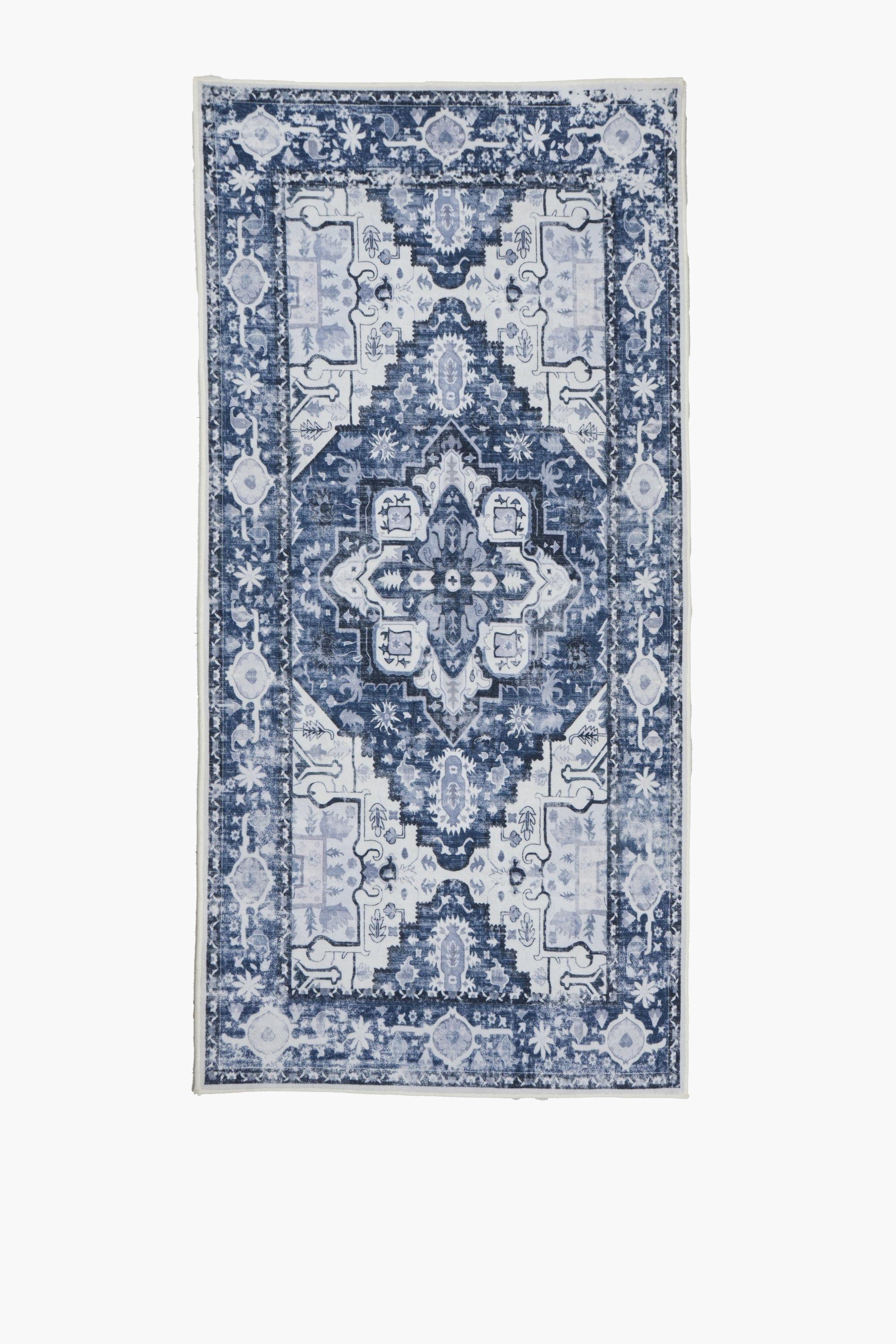 Digital Flannel Livvy Rug, 70x140cm