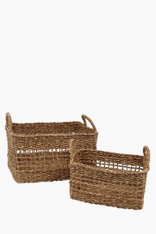 Hessian Bangladesh Utility Basket Large