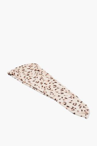 Leopard Print Drying Hair Wrap