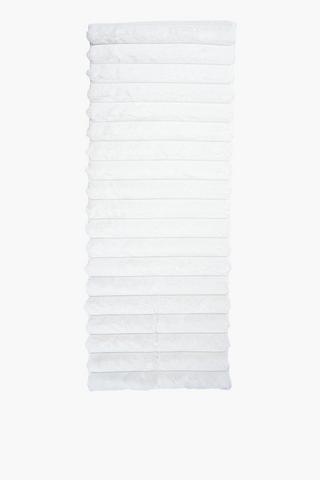 Faux Fur Ribbed Bath Runner, 50x150cm