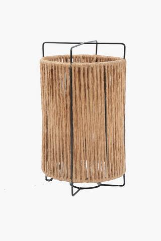 Woven Quad Jute Lamp Set, E27