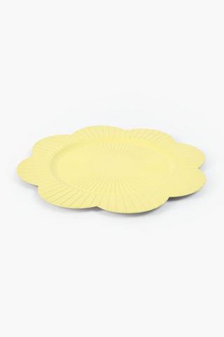 Floral Plastic Underplate