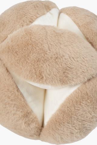 Faux Fur Flower Ball 28cm