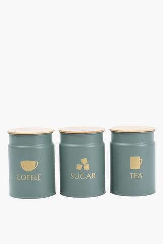 Set Of 3 Anai Canisters