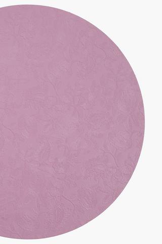 Paisley Embossed Pu Placemat