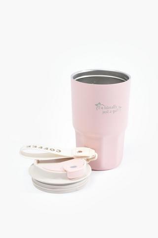 Insulated Script Coffee Mug