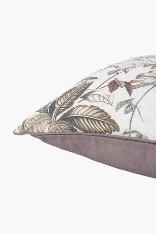 Printed Rory Leaf Scatter Cushion, 60x60cm