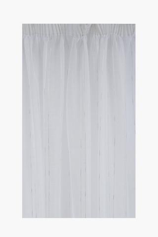 Taped Sheer Lurex Curtain, 230x218cm