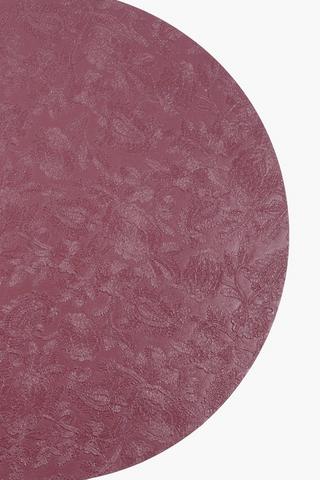 Paisley Embossed Pu Placemat