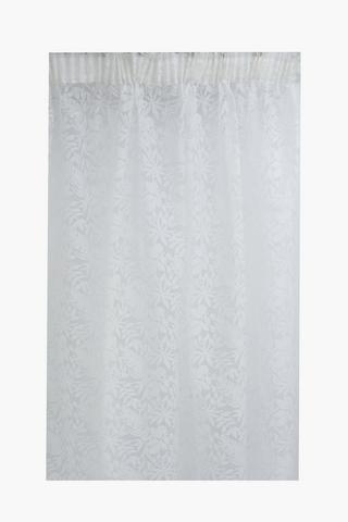 Taped Burnout Sheer Curtain, 230x218cm