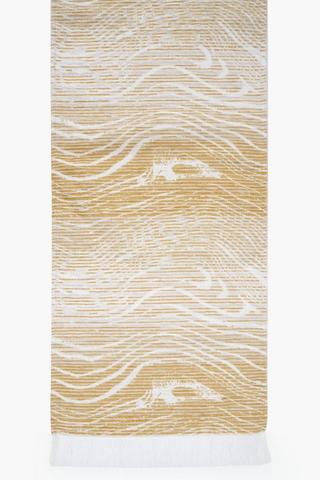 Wavy Chenille Table Runner