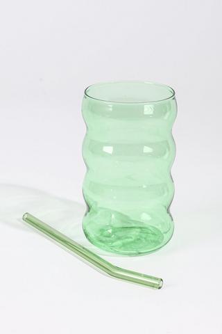 Round Loop Sippy Glass