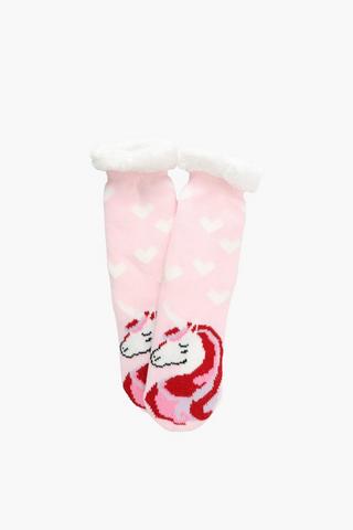 Sherpa Unicorn Anti Slip Sock