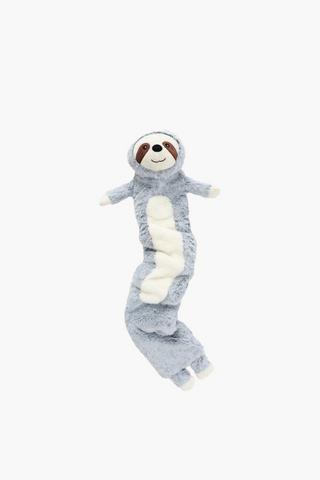 Plush Long Sloth Warmer 74x12cm