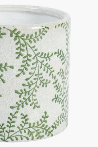 Delft Ceramic Planter, 16cm