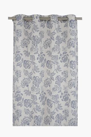 Eyelet Printed Jess Curtain, 140x225cm