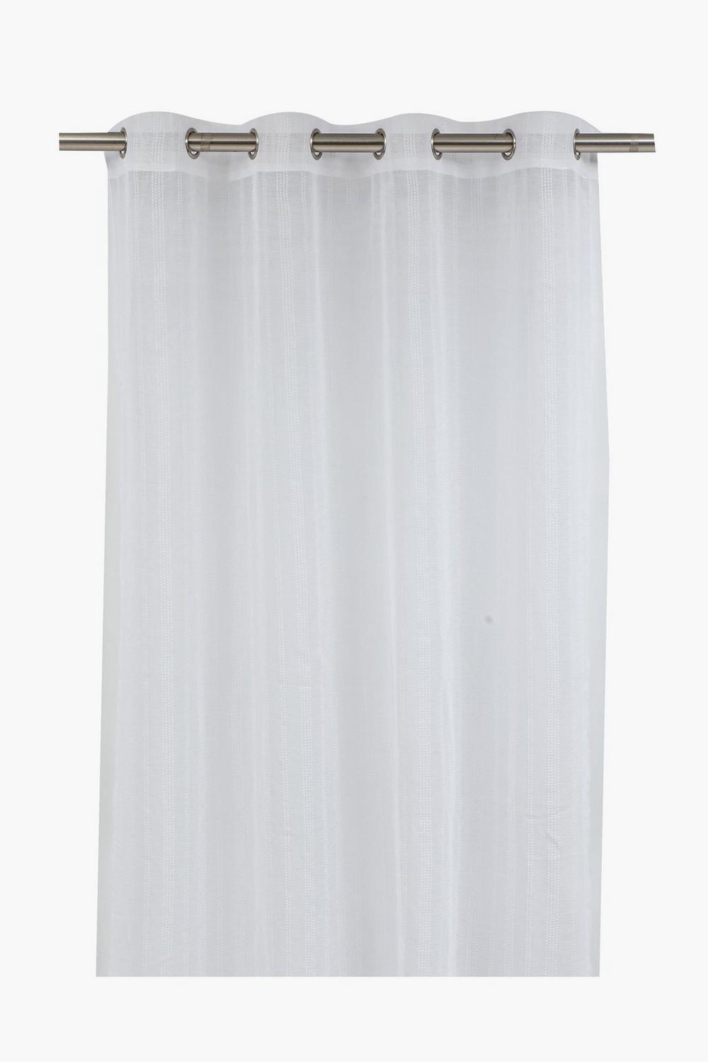 Eyelet Sheer Dot Slub Curtain, 140x225cm