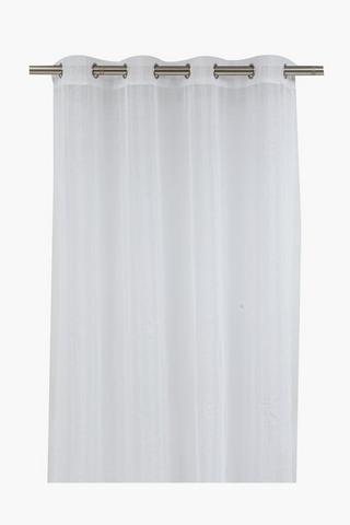 Eyelet Sheer Dot Slub Curtain, 140x225cm