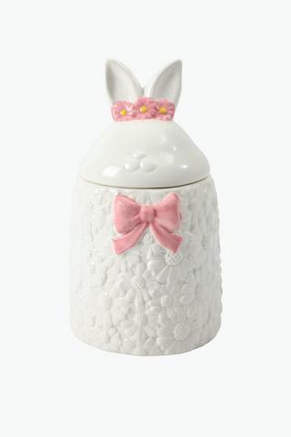 Ceramic Bunny Storage Jar