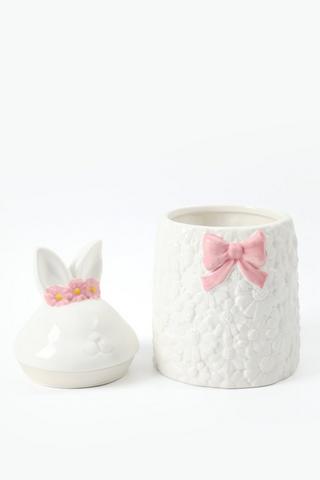 Ceramic Bunny Storage Jar