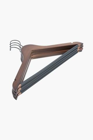 4 Pack Wooden Hangers