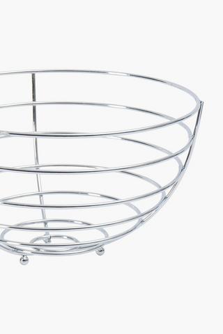 Chrome Fruit Basket
