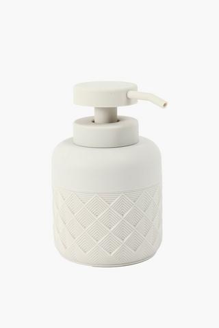 Rubberised Geometric Soap Dispenser