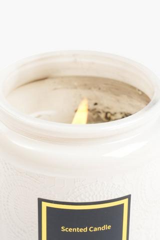 Mandala Lid Sea Salt Candle, 310g