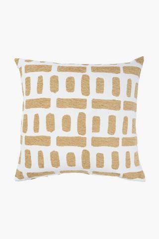 Chenille Leo Geometric Scatter Cushion, 60x60cm
