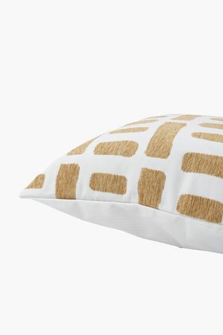 Chenille Leo Geometric Scatter Cushion, 60x60cm