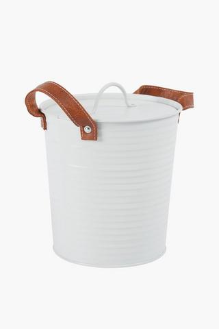 Pu Trim Metal Ice Bucket