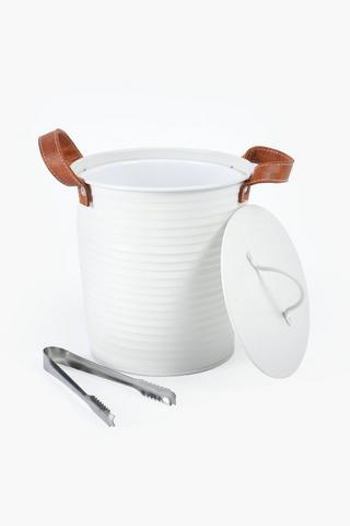 Pu Trim Metal Ice Bucket