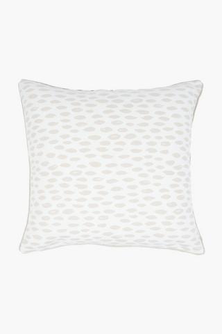 Textured Dotty Scatter Cushion, 60x60cm