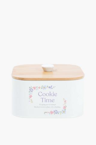 Country Floral Cookie Jar