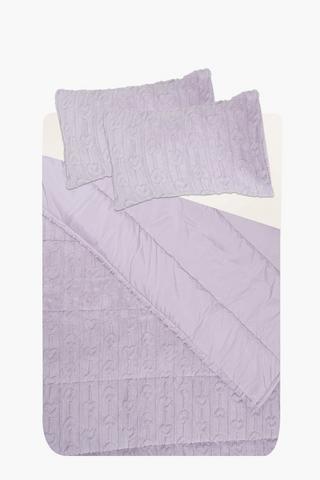 Jacquard Heart Blanket Comforter